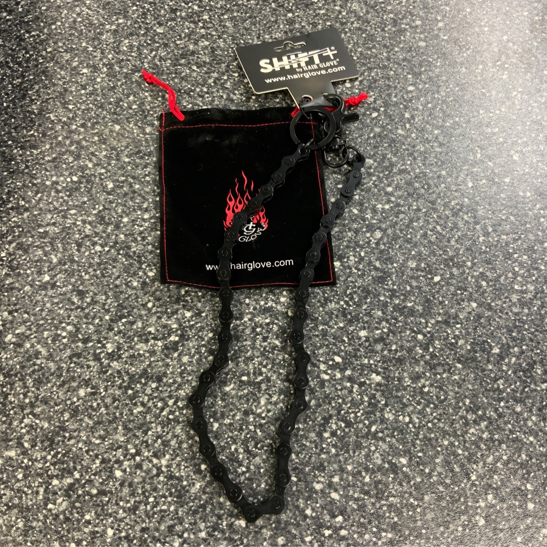Black wallet chain | Asphalt jack's leathers
